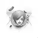 talking to myself - sleeping with sirens tattoo design idea