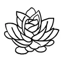 Lotus Flower snake tattoo design idea