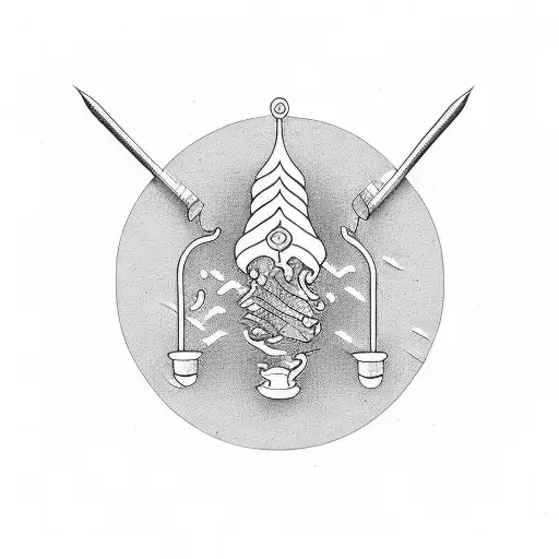 BBQ  tattoo design idea