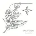 mechanic dad memorial with dates incorporated tattoo design idea