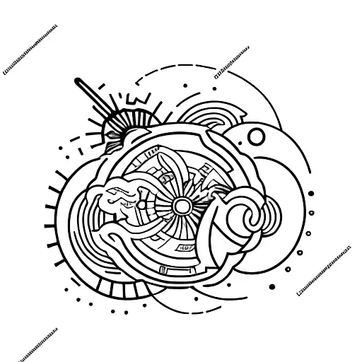 sol em Libra, lua em virgem,ascendente em touro tattoo design idea