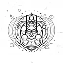 sol em Libra, lua em virgem,ascendente em touro tattoo design idea