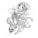 rias gremory tattoo design idea