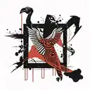 ancient egypt thoth hieroglyph tattoo design idea