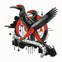 ancient egypt thoth hieroglyph tattoo design idea