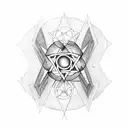 pentagram Wiccan witch tattoo design idea