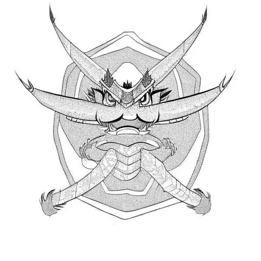 Mushu from Mulan tattoo design idea