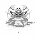 Mushu tattoo design idea