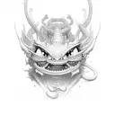 Mushu tattoo design idea