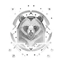 Combine the strength and power of a bear with the grace and agility of a hawk tattoo design idea