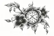 one day at a time one step at a time tattoo design idea