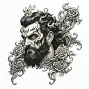 hades  tattoo design idea