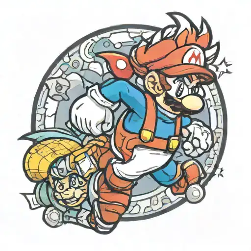 lumalee from Mario Bros tattoo design idea