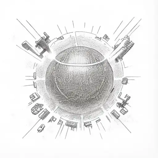 Backstreet Boys, comet basketball tattoo design idea