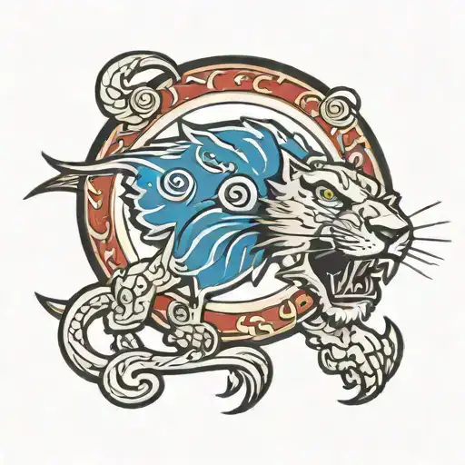 detroit lions tattoo design idea