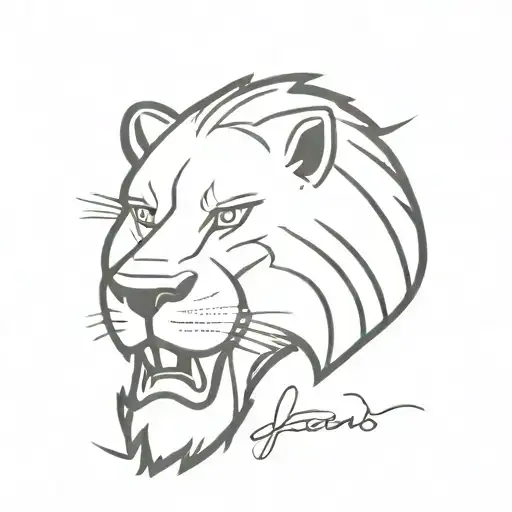 detroit lions tattoo design idea