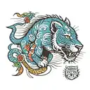 detroit lions tattoo design idea