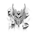 BEHOLD tattoo design idea