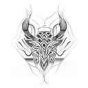 BEHOLD tattoo design idea