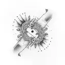 on a ring finger -- .- - - .... . .-- / .---- ----. ---... -.... tattoo design idea