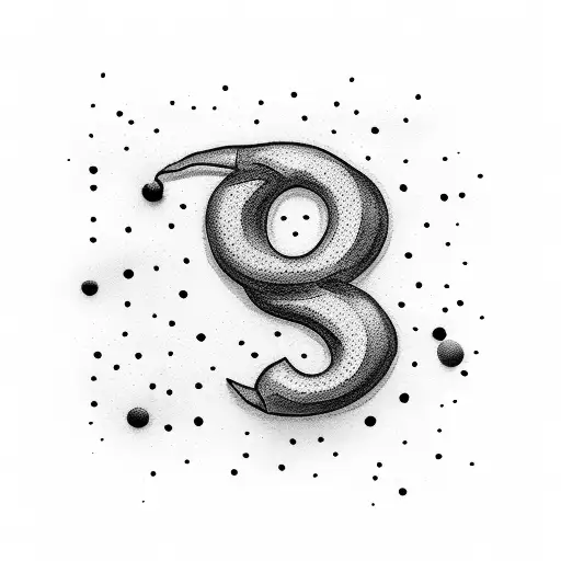 the letter L in calligraphy ending in a small sneaker tattoo design idea