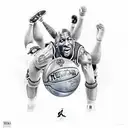 michael jordan tattoo design idea