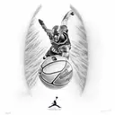 michael jordan tattoo design idea