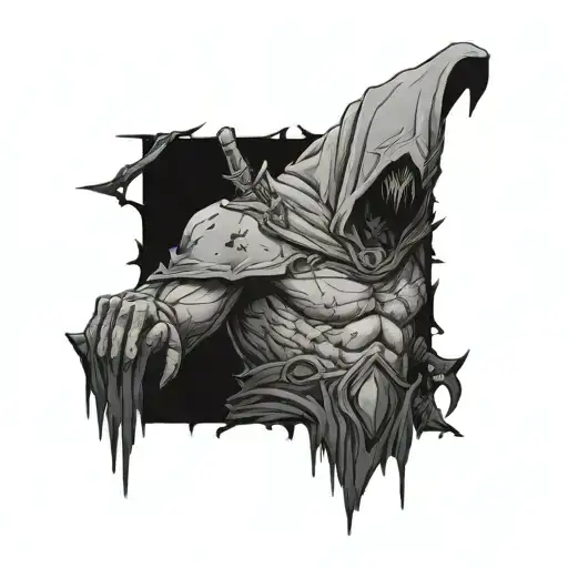 The Penitent One from Blasphemous Videogame tattoo design idea
