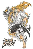 меч bleach anime tattoo design idea