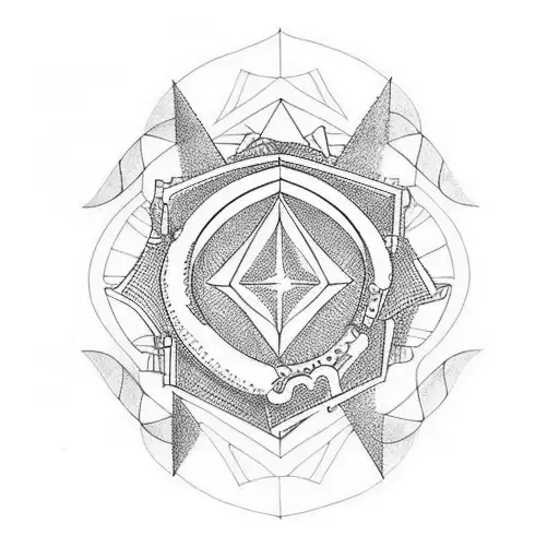 secret formula of luck tattoo design idea