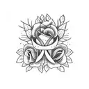 A tattoo representing the love for learning, with an open book adorned with intricate botanical illustrations tattoo design idea