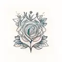 A tattoo representing the love for learning, with an open book adorned with intricate botanical illustrations tattoo design idea