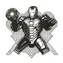 iron man reactor tattoo design idea
