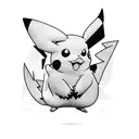 pikachu tattoo design idea