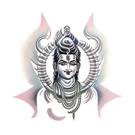 Best Lord Shiva tattoo by Mukesh Tupkar at RKS Ink Tattoo Studio.