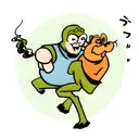 Scooby Doo smoking weed tattoo design idea