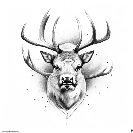 elk tattoo tattoo design idea
