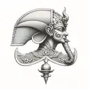 osiris tattoo design idea