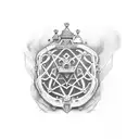 Everton RIP Dad tattoo design idea