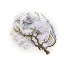 willow branch tattoo design idea