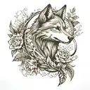 balto forest sleeve tattoo tattoo design idea