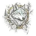 balto forest sleeve tattoo tattoo design idea