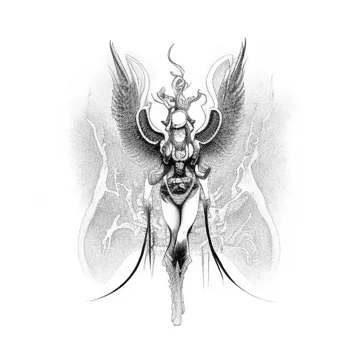 lilith tattoo design idea