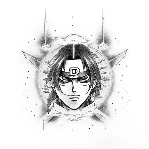 itachi uchiha  tattoo design idea