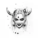 Harley Quinn tattoo design idea