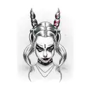 Harley Quinn tattoo design idea