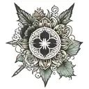 black clover tattoo design idea