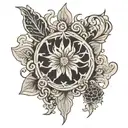 black clover tattoo design idea