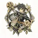 black clover tattoo design idea