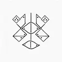 dominoes tattoo design idea